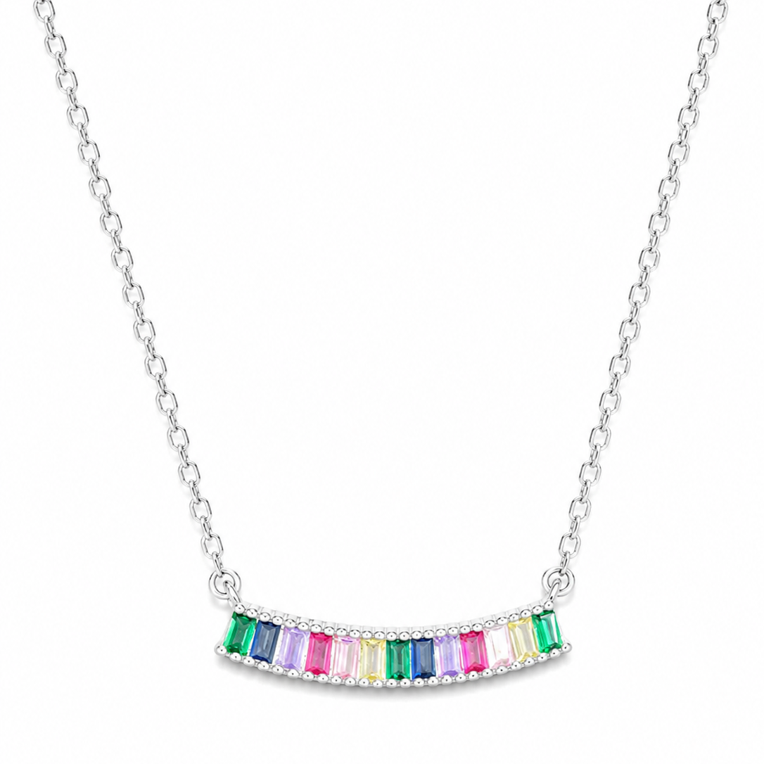 Golden Women's 925 Sterling Silver Necklace