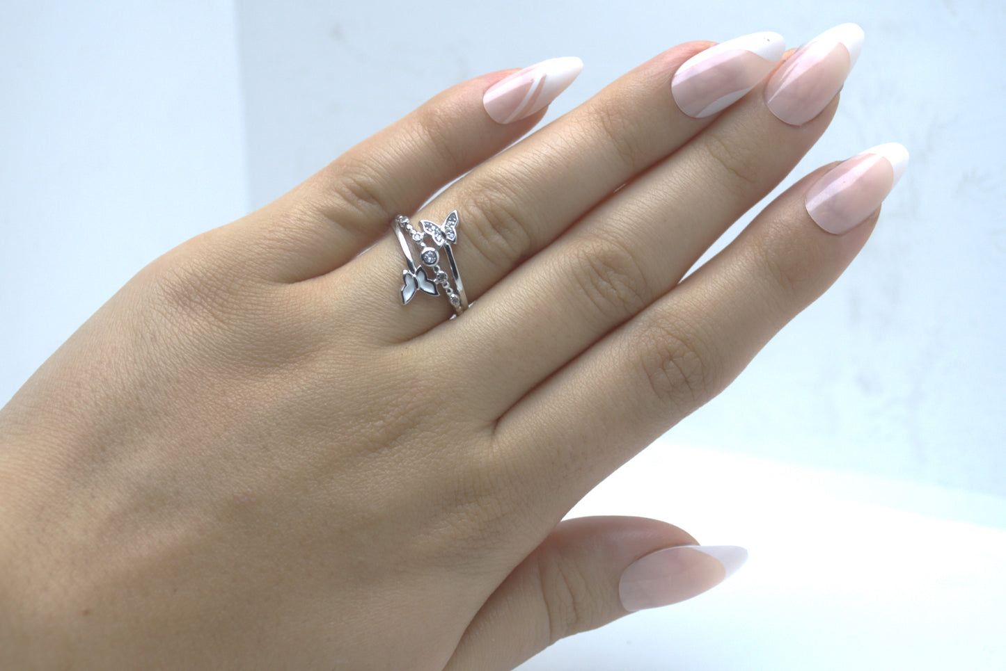 RING FOR WOMEN PURE SILVER 925k PLATEB BY PLATINUM
