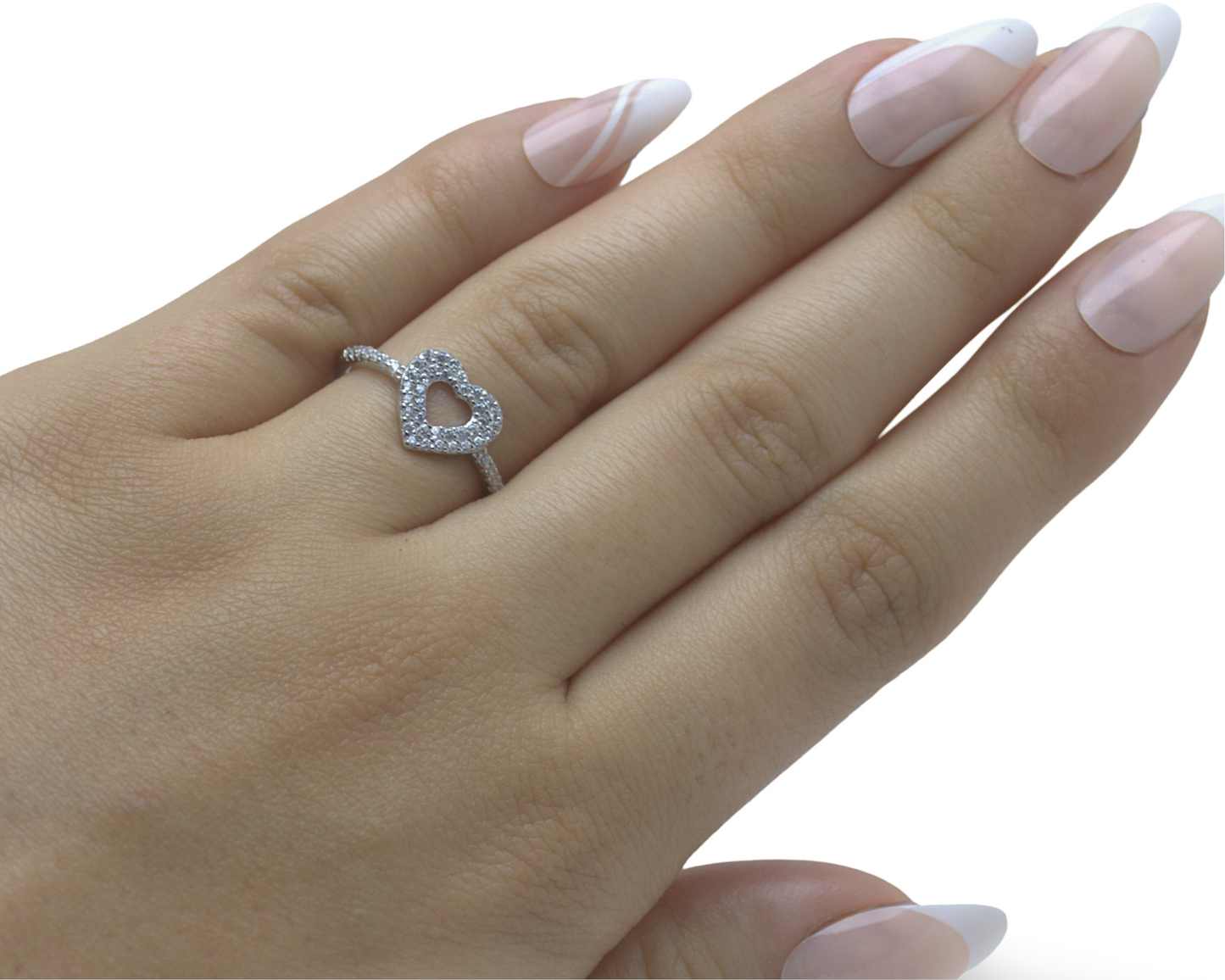 RING FOR WOMEN PURE SILVER 925k PLATEB BY PLATINUM