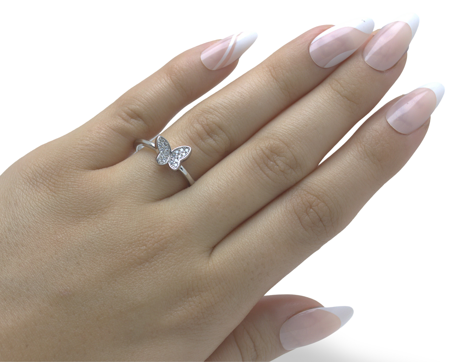 RING FOR WOMEN PURE SILVER 925k PLATEB BY PLATINUM
