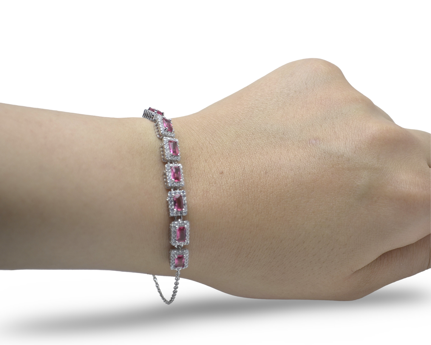 BRACELET FOR WOMEN SILVER 925k PLATED BY PLATINUM