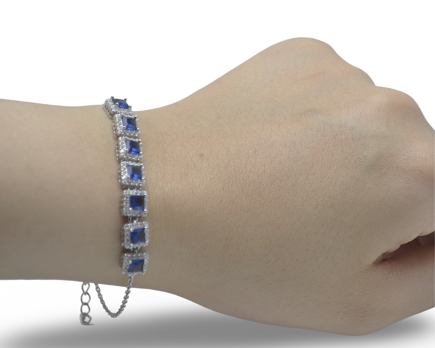 BRACELET FOR WOMEN SILVER 925k PLATED BY PLATINUM