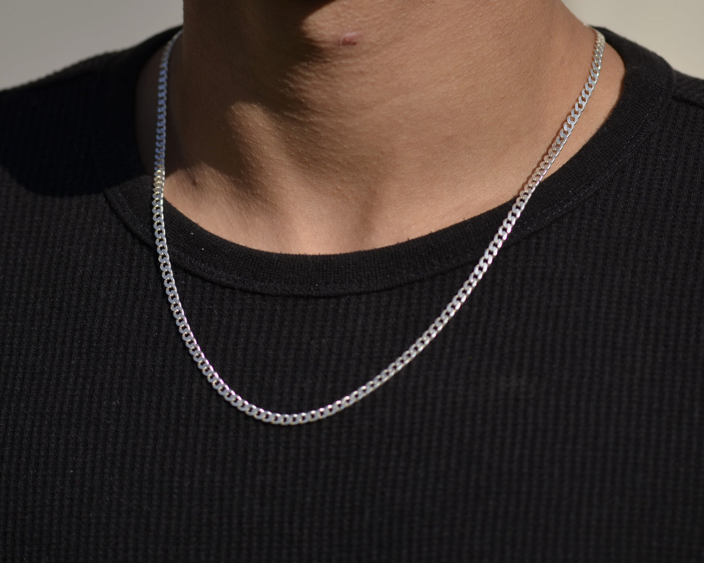 chain for men pure silver 925k
