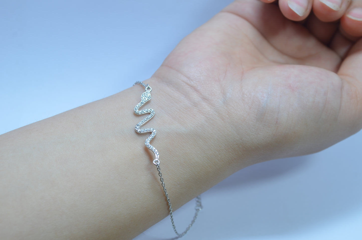 bracelet for women pure silver 925k (PLATED BY PLATINUM)