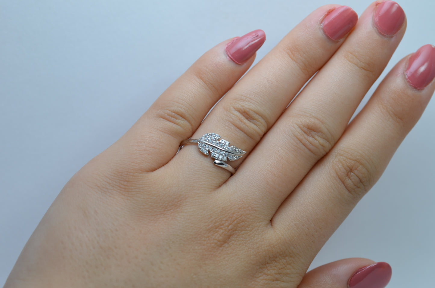 ring for women pure silver 925k PLATED BY PLATINUM
