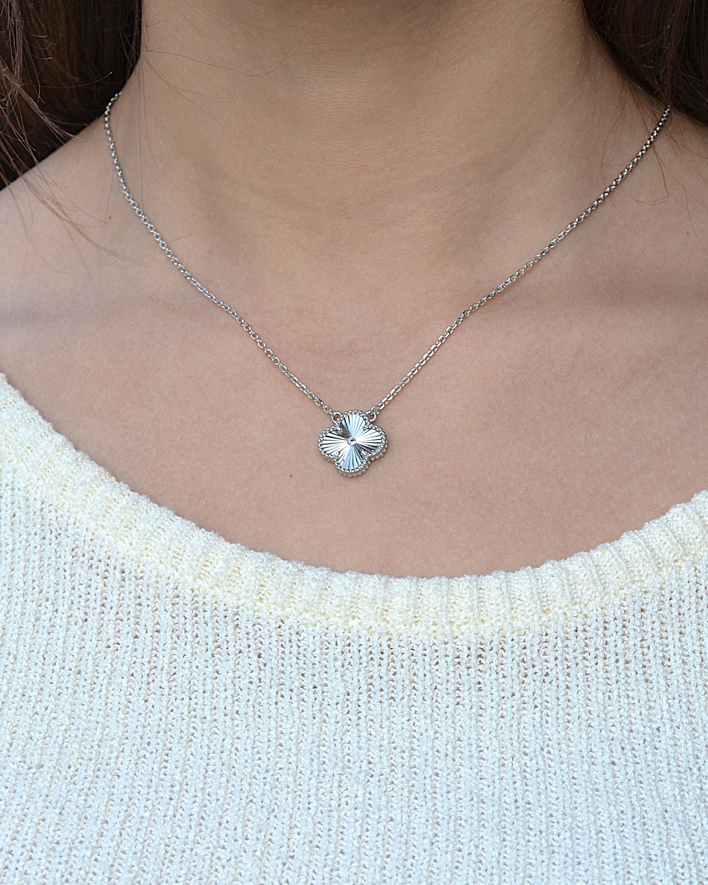 van cleef necklace for women italy silver 925k