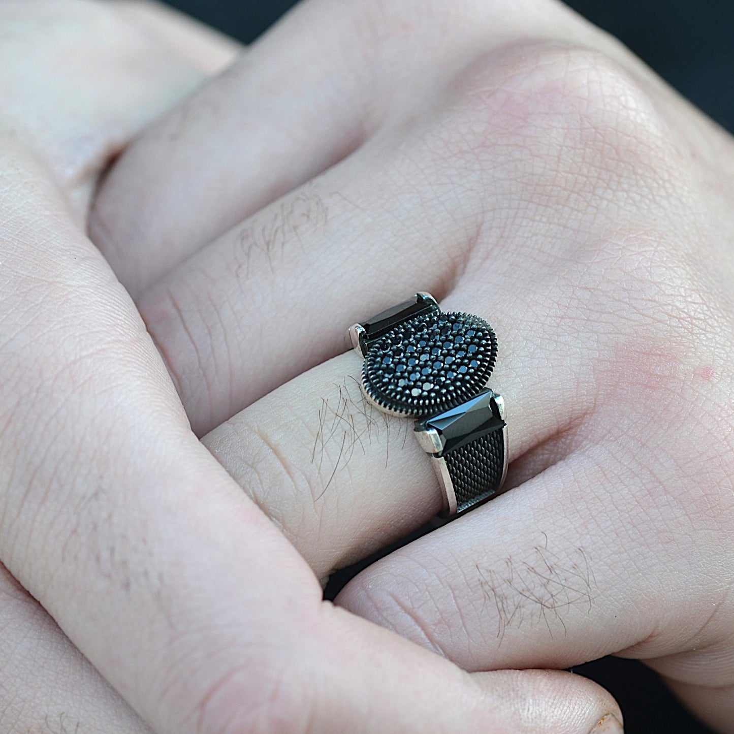 ring for men silver 925k