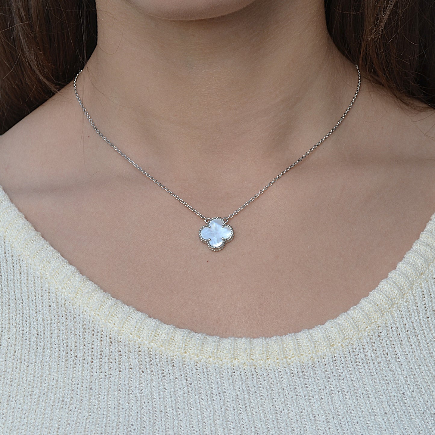 van cleef necklace for women italy silver 925k