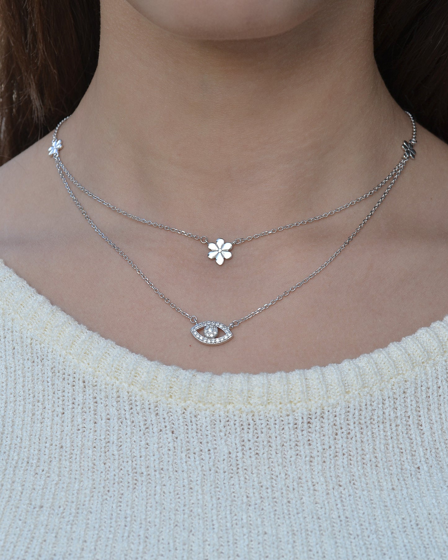 necklace for women silver 925k italian