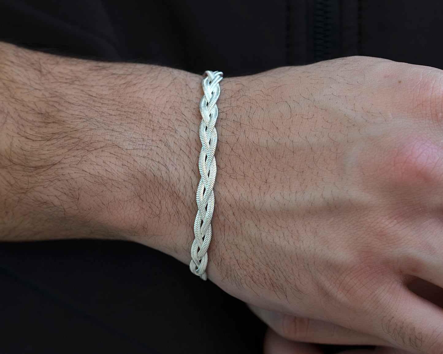 BRACELET FOR MEN SILVER 925k