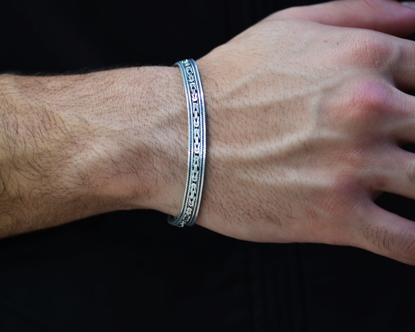 BRACELET FOR MEN SILVER 925k