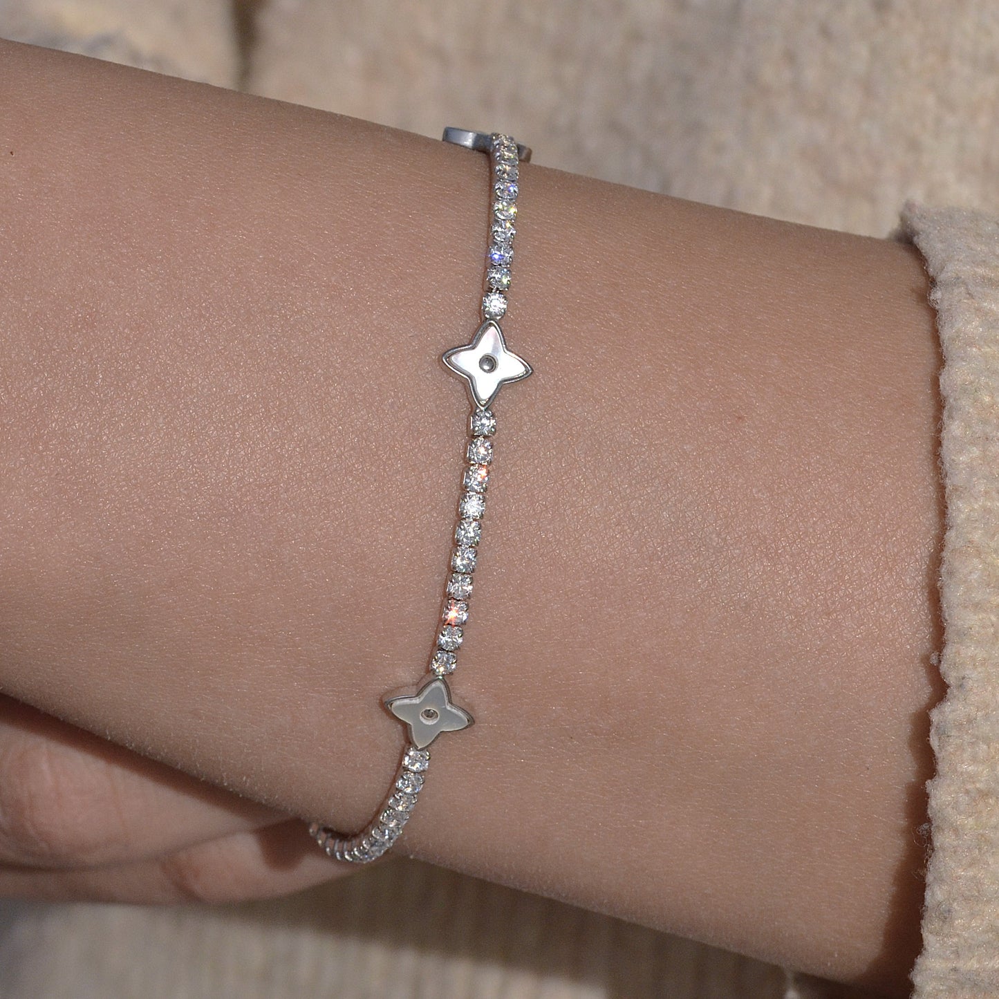 van cleef bracelet silver 925k