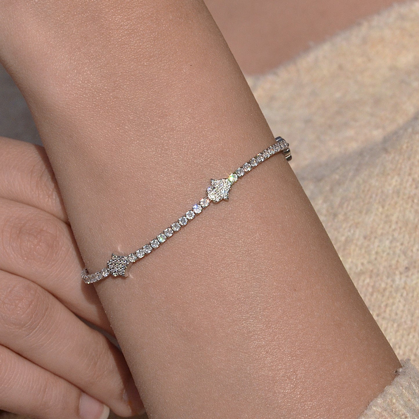 Wrist bracelet silver 925k