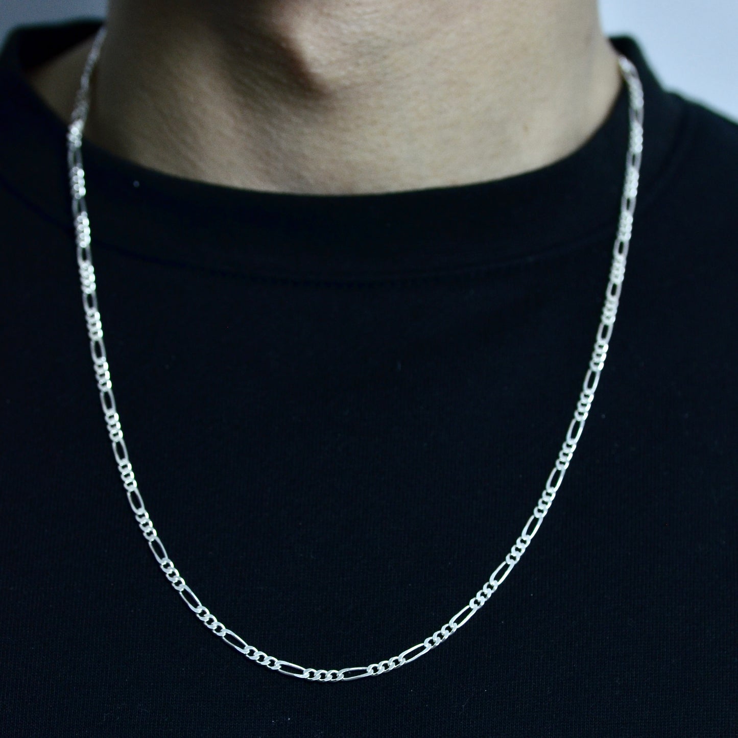 Modern carteir Silver Chain Necklace silver 925K