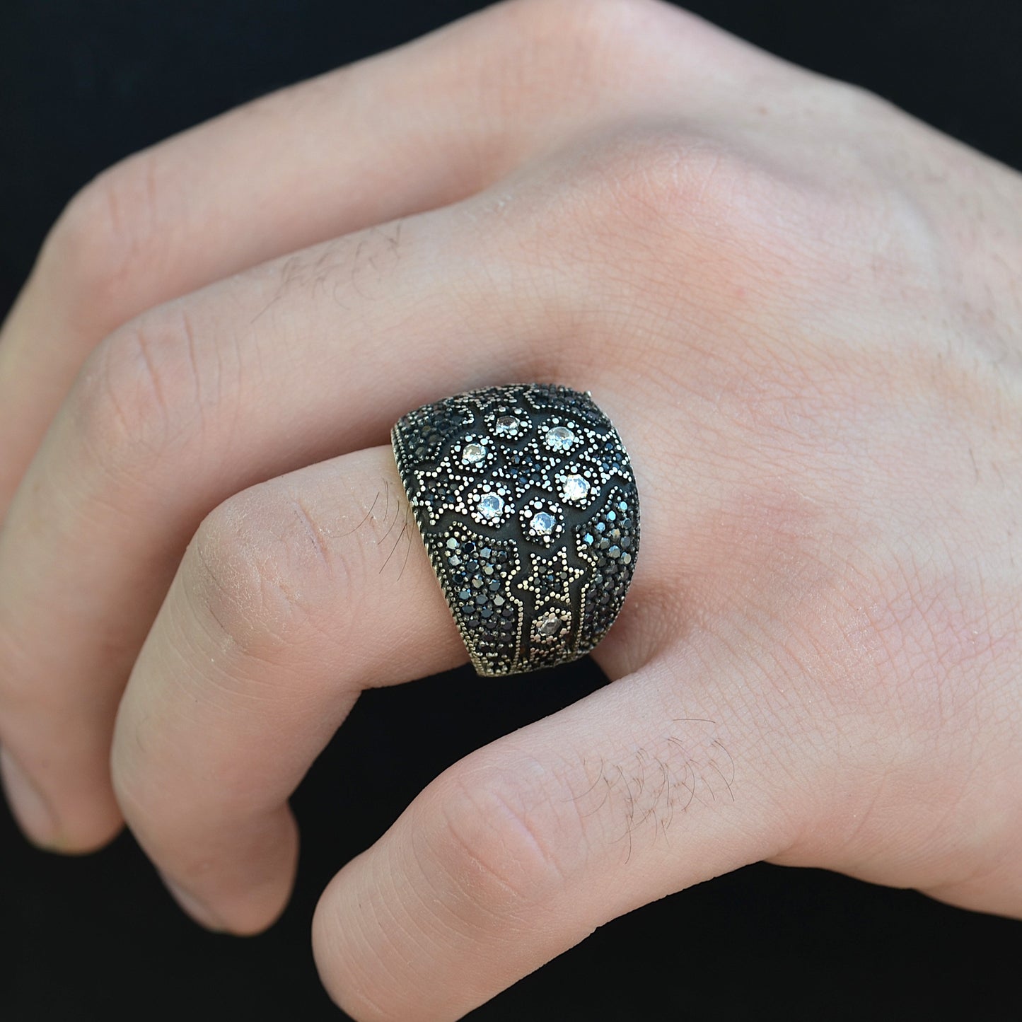 Majestic Cosmos Ring silver 925k
