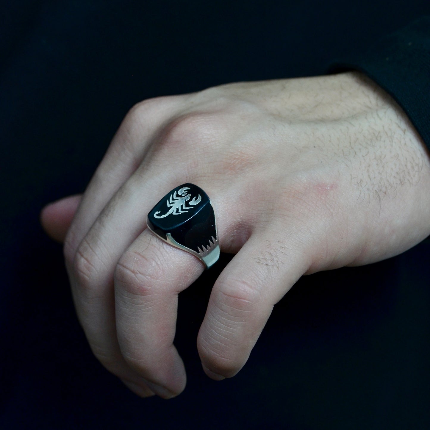 Shadow Scorpion Ring silver 925k
