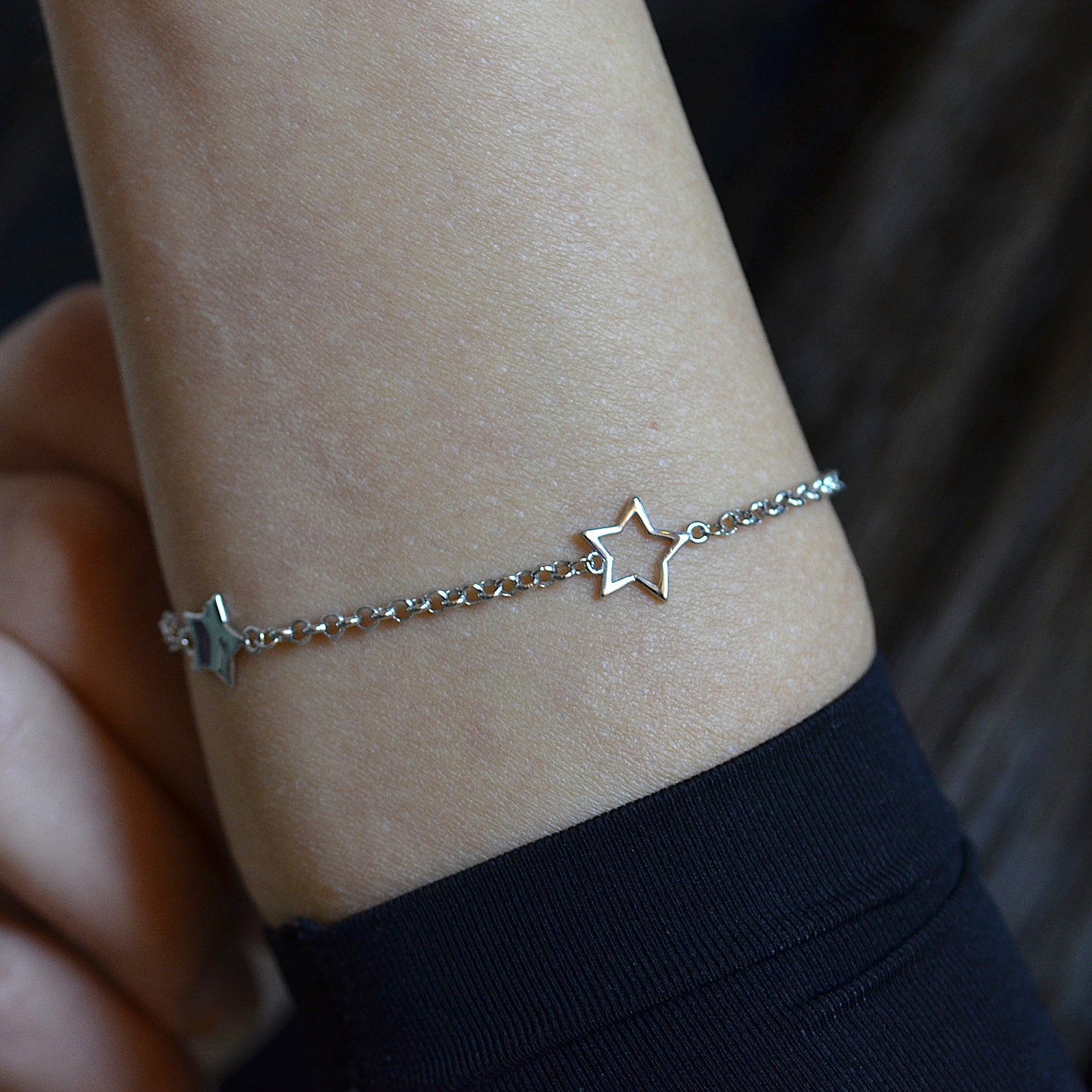 Moonlit Stars Bracelet Silver 925K