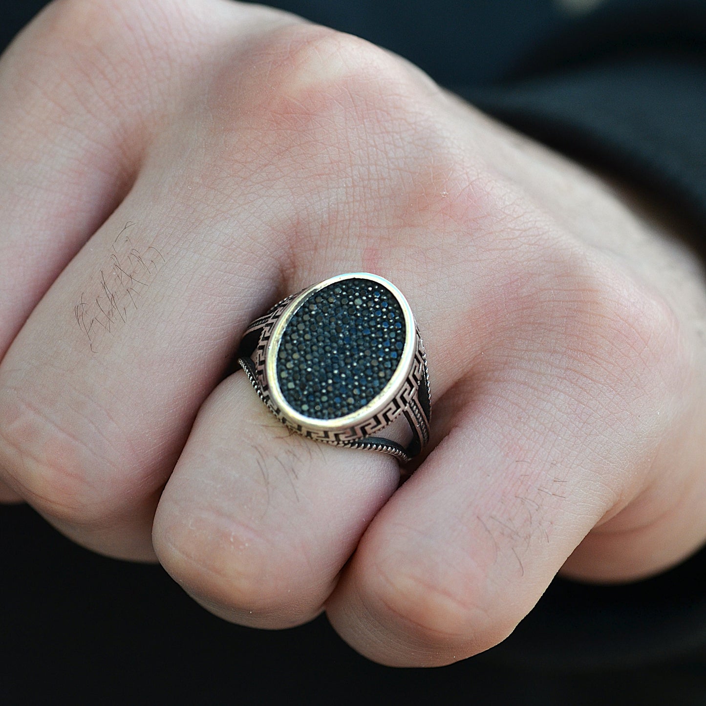 Noir Essence Ring silver 925k