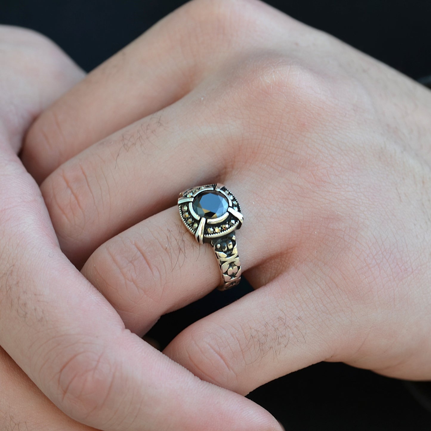 Eclipse Halo Ring silver 925k