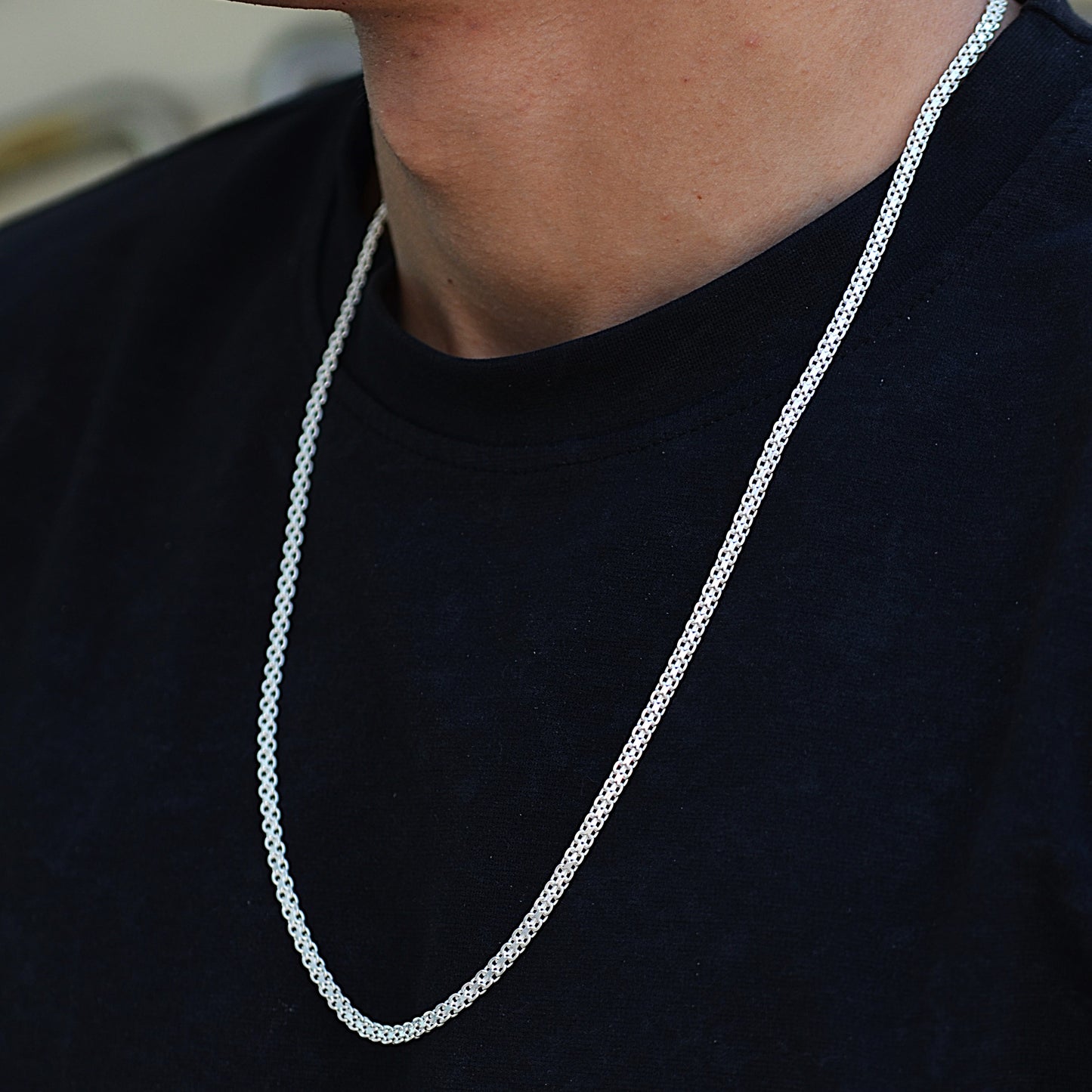 chain for men italian silver 925k