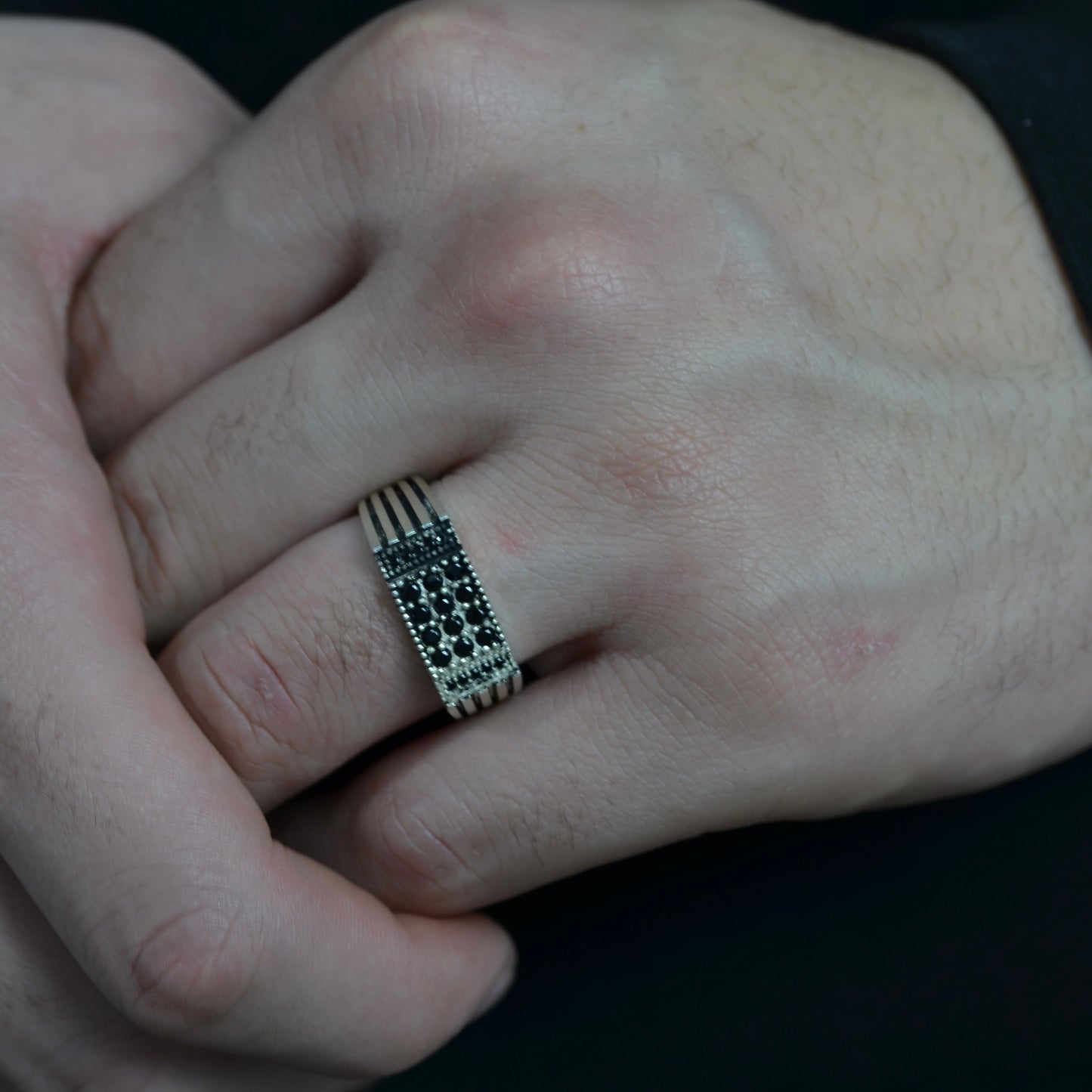 Black Matrix Ring silver 925k