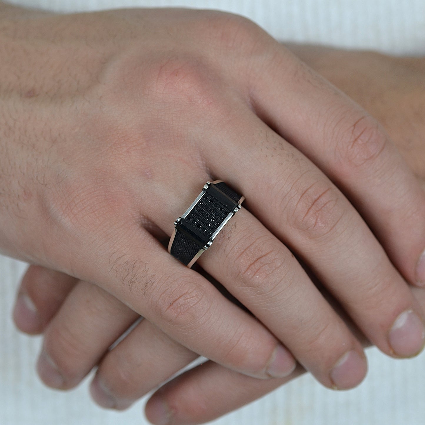 Black Matrix Ring silver 925k