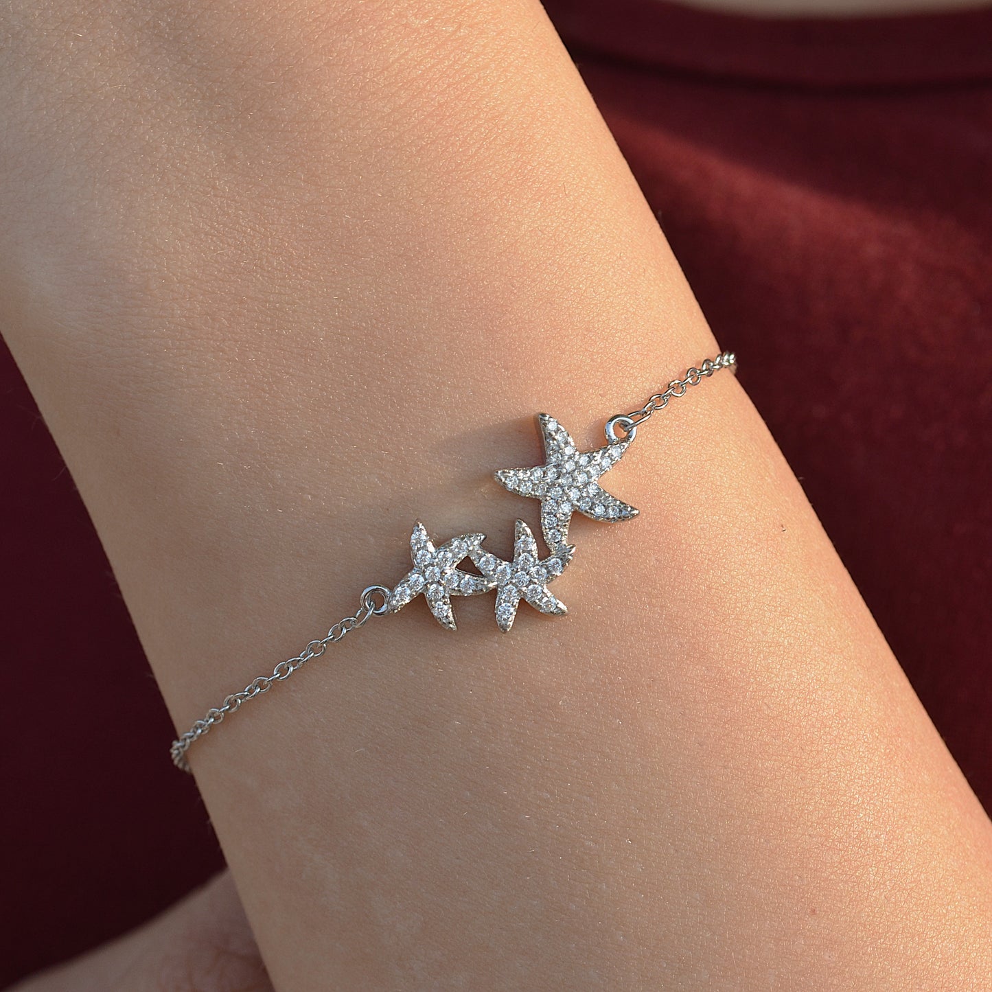 SILVER BRACELET FOR WOMEN Starfish