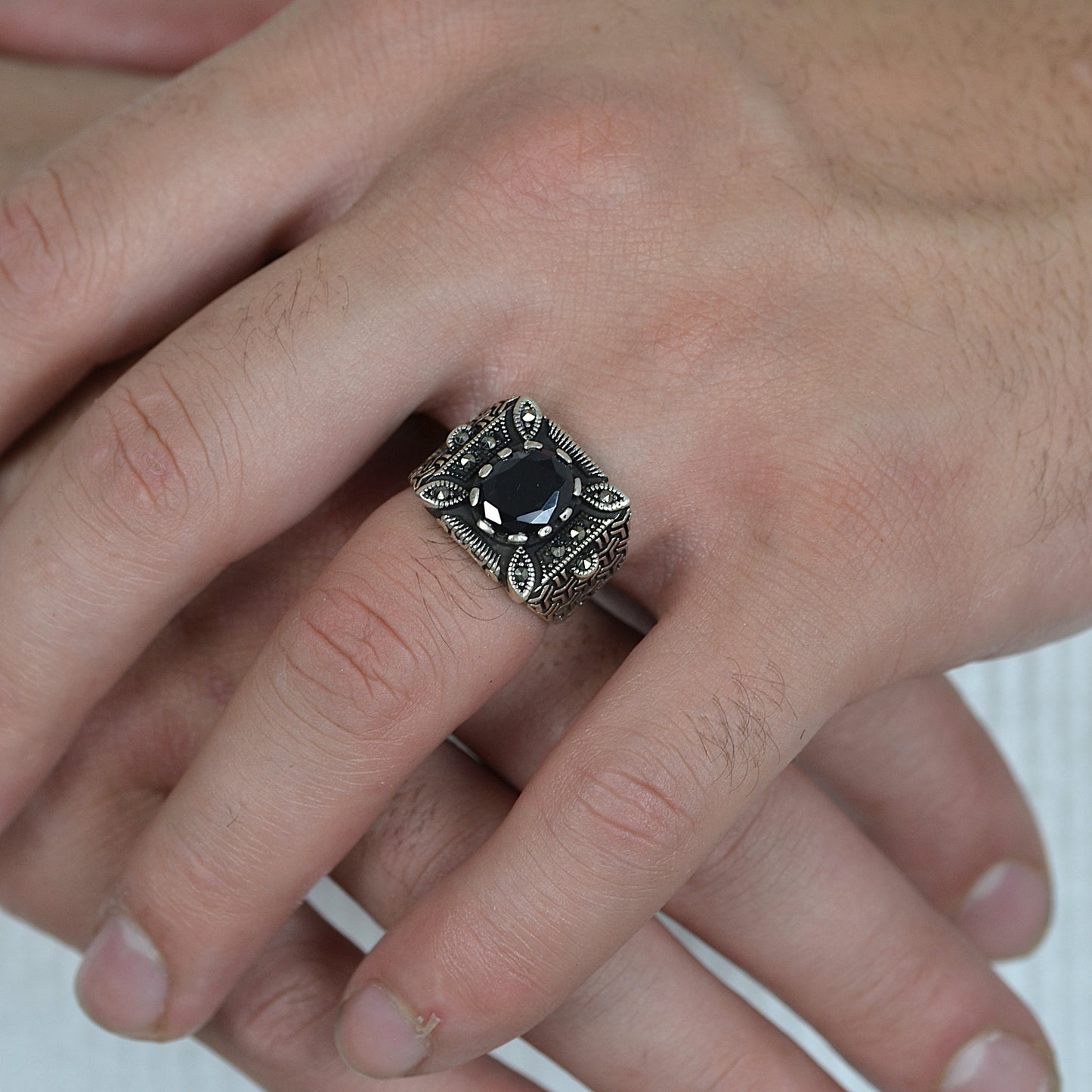 Midnight Monarch Ring silver 925k