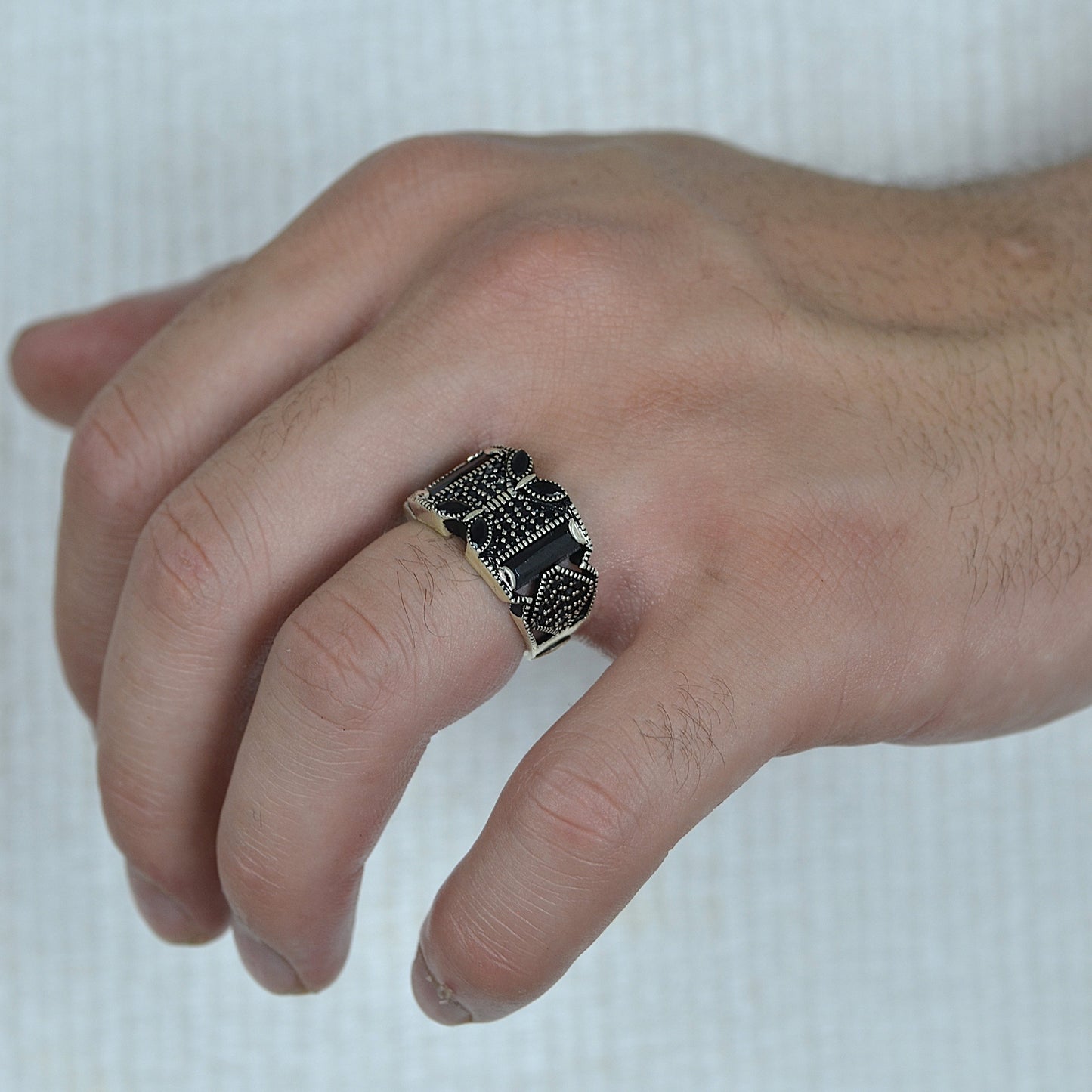 Midnight Monarch Ring silver 925k