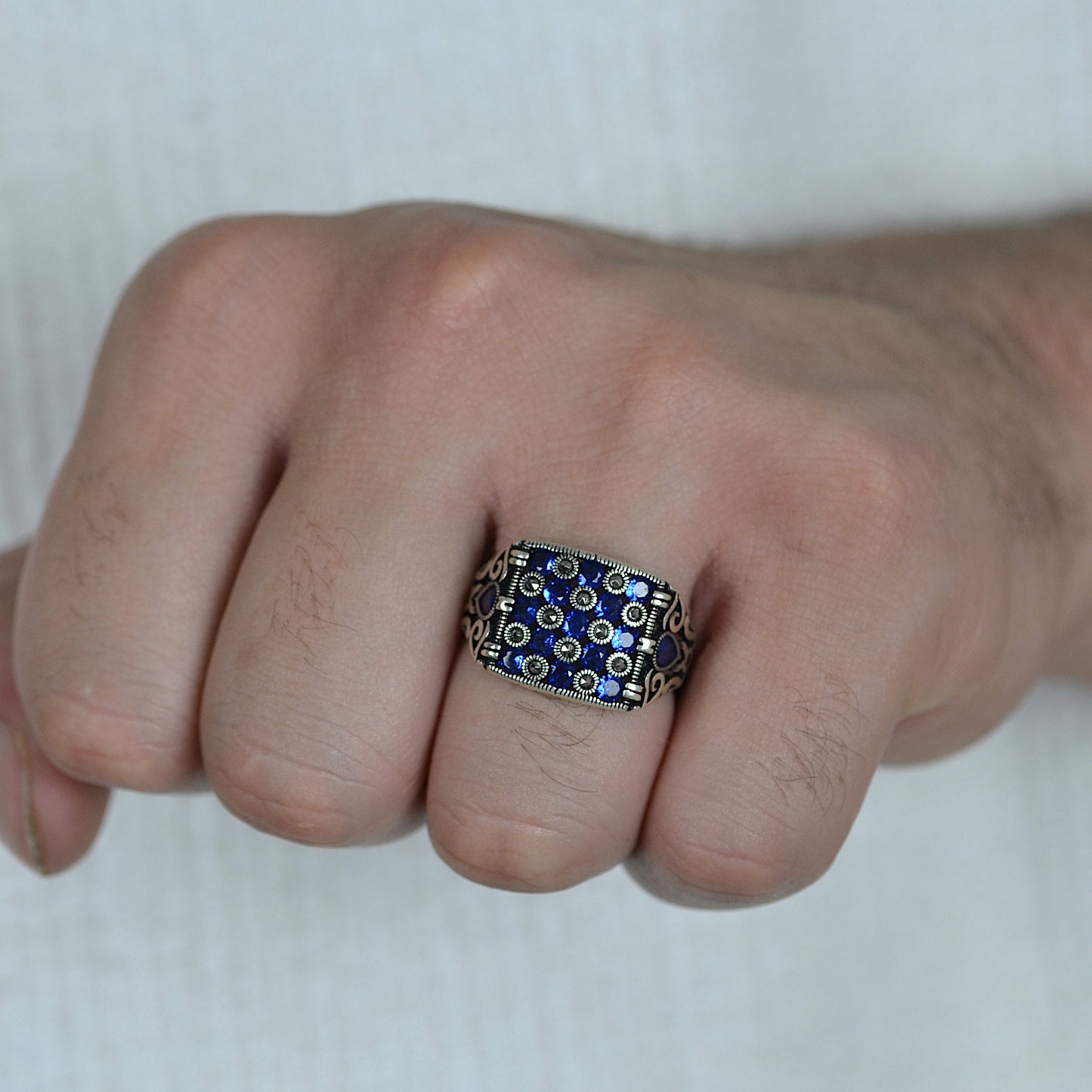 Sapphire Majesty Ring silver 925k