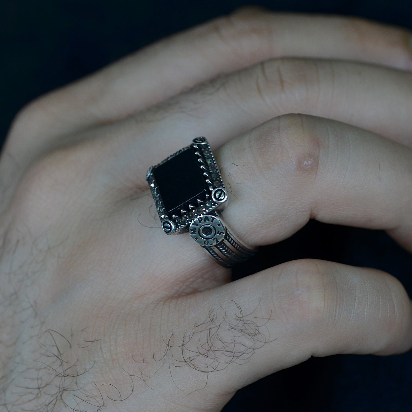 Black Vanguard Ring Silver 925K