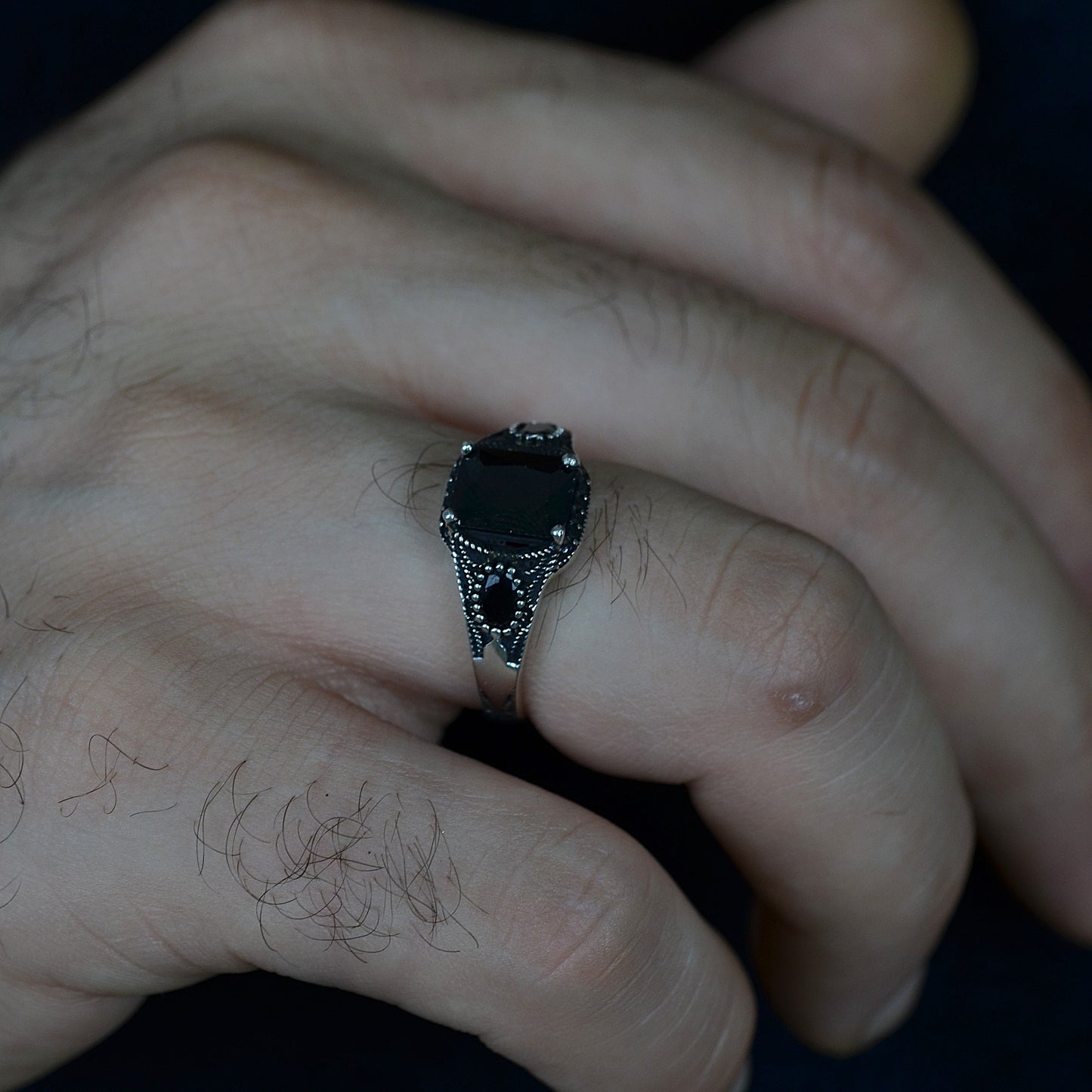Shadow Monarch Ring Silver 925K