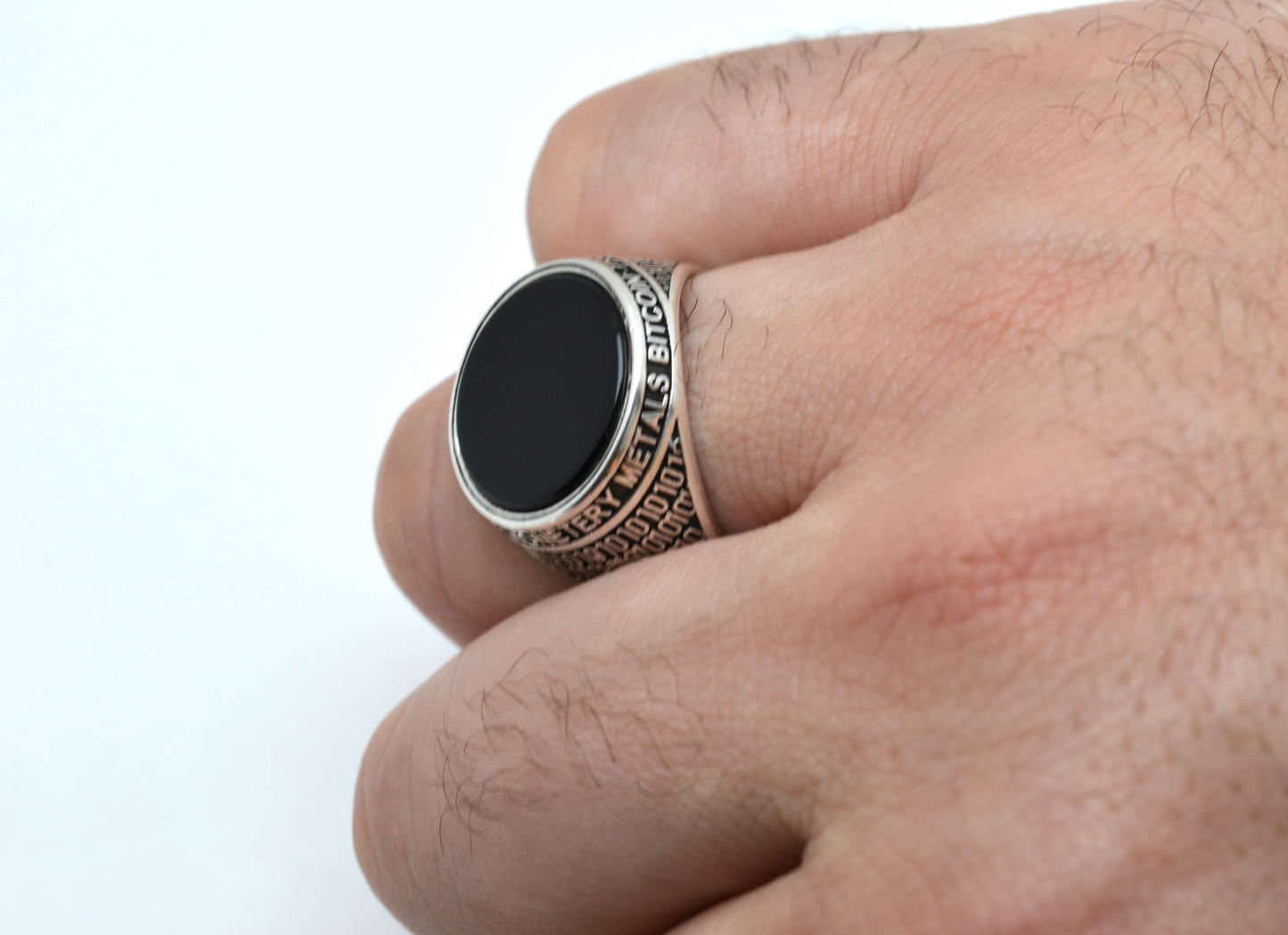 Ring for men pure silver 925k