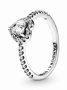 pandora ring silver + package
