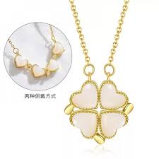 necklace for women 2 in 1 pure silver 925k