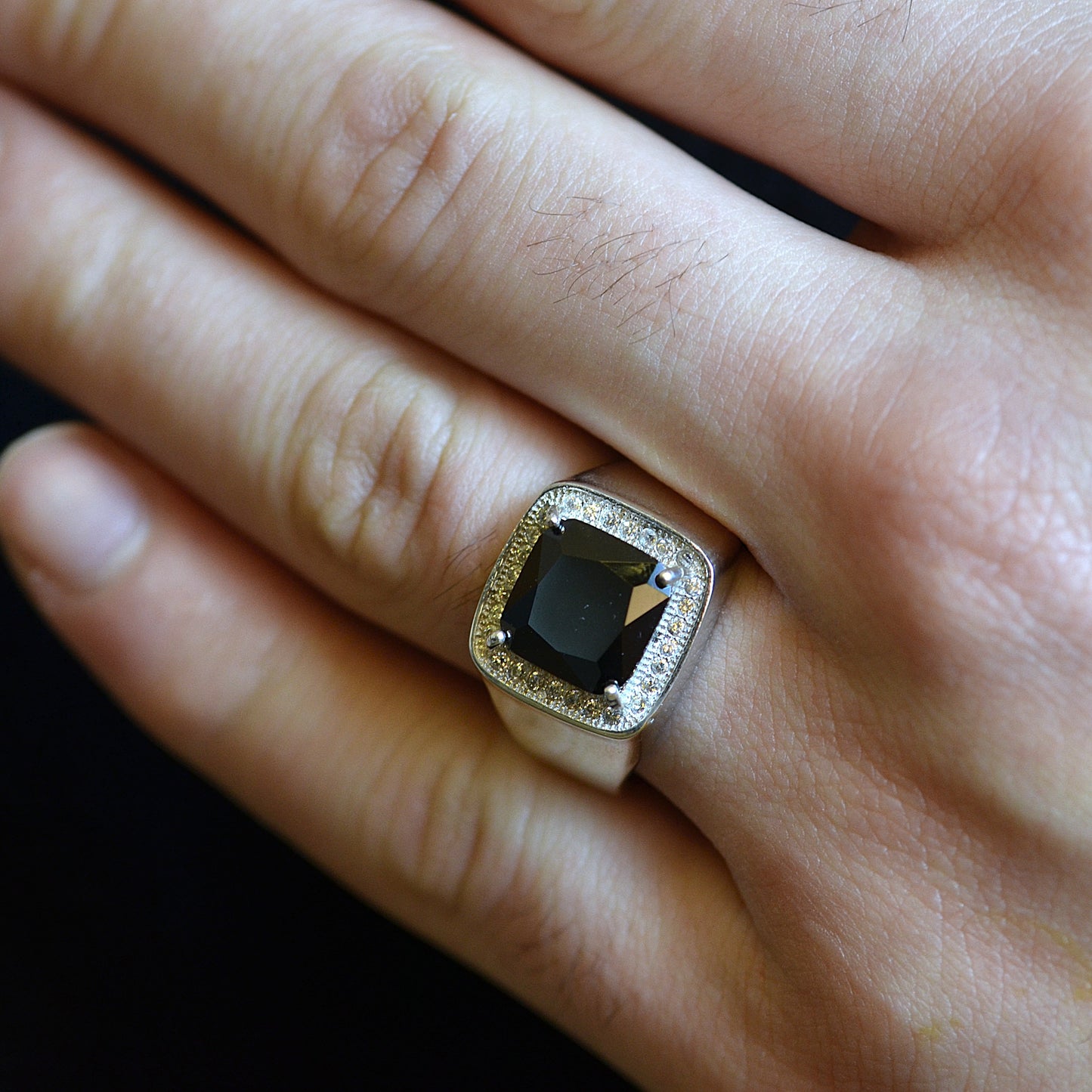 Black Diamond Crown Silver 925K