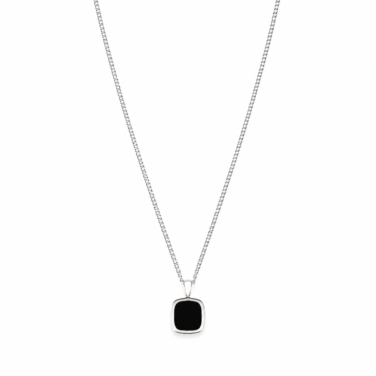 Black Signature necklace silver 925