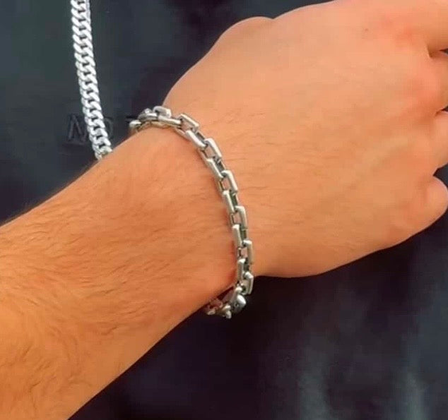 bracelet for men italian silver 925k