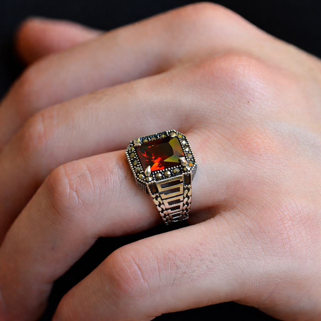 Crimson Empire Ring silver 925k