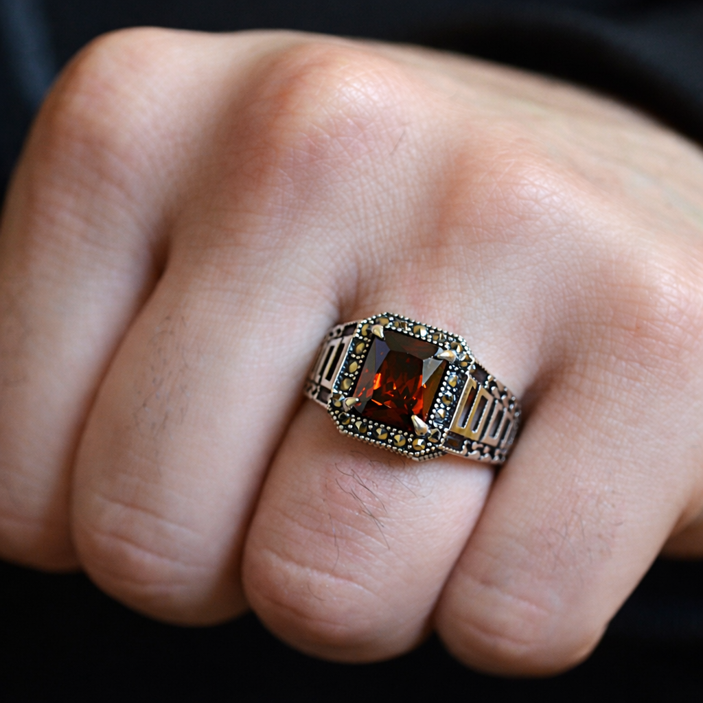 Crimson Empire Ring silver 925k