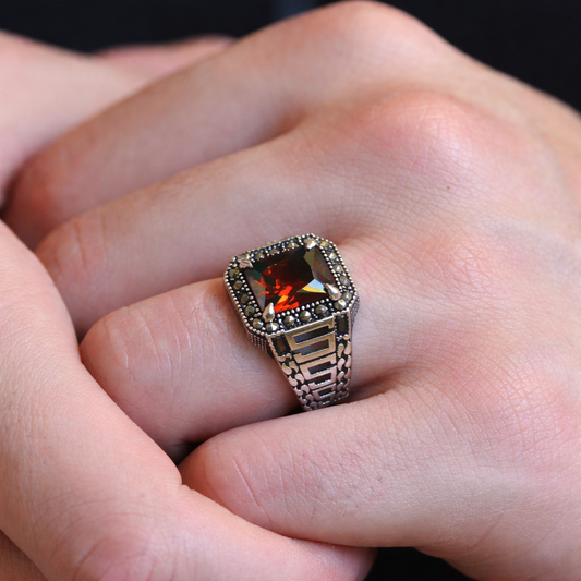 Crimson Empire Ring silver 925k