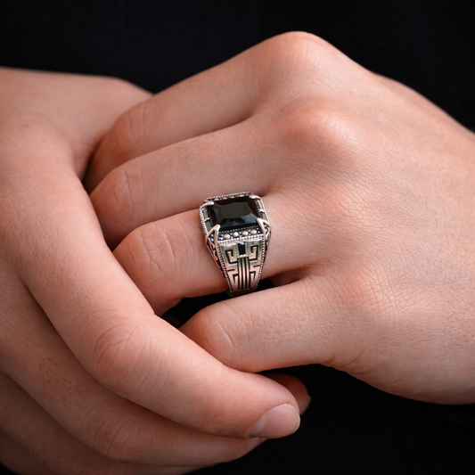 Black Architect Ring silver 925k