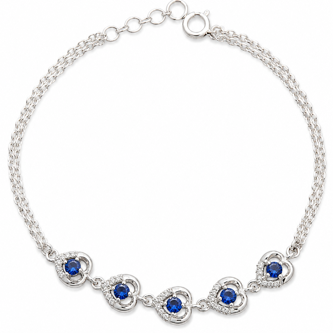Majestic Bloom Bracelet Silver 925K