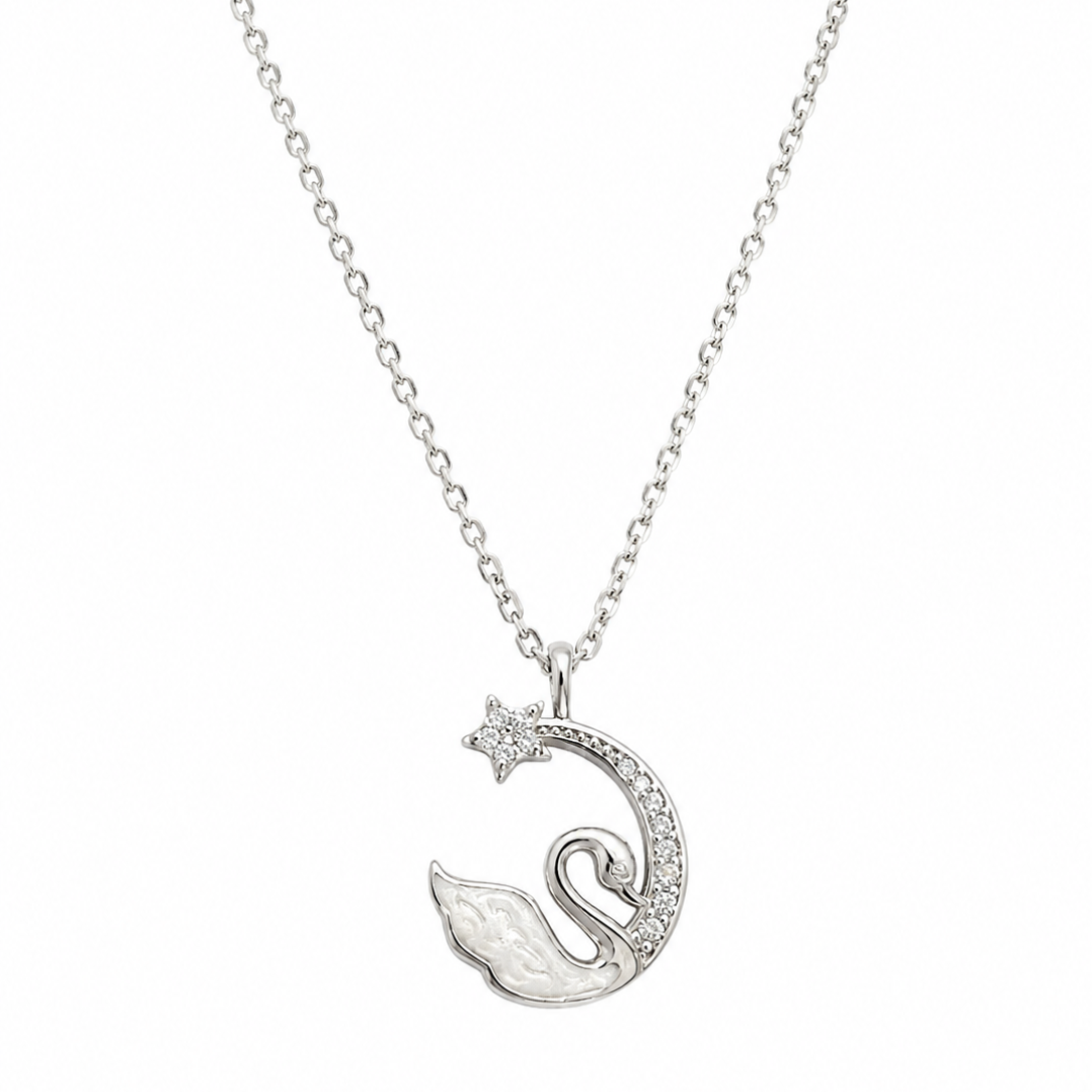 Luxury Women's 925 Sterling Silver Necklace