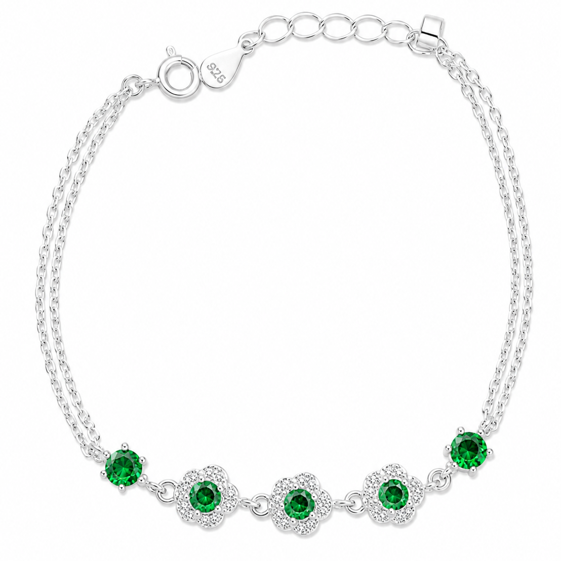 Diamond Echo Bracelet Silver 925K