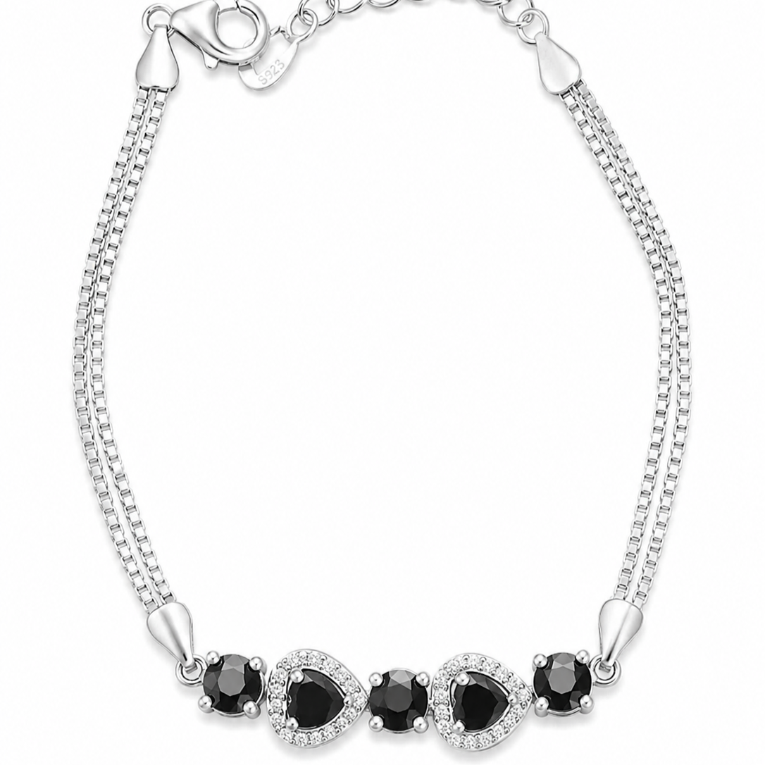 Crystal Aura Bracelet Silver 925K
