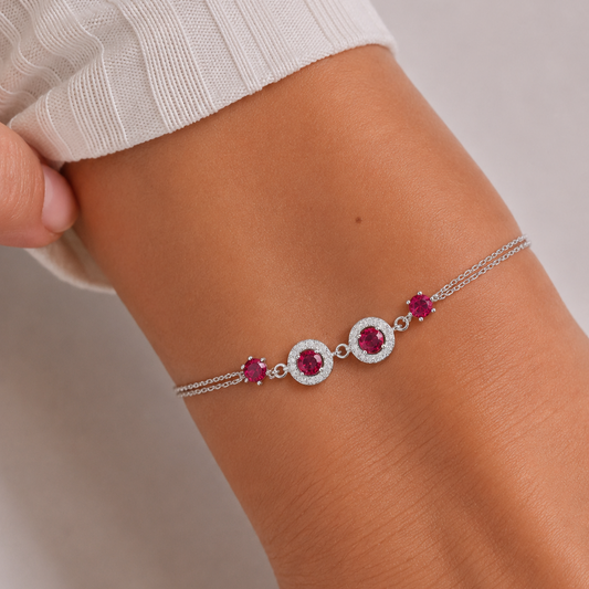 Crystal Harmony Bracelet Silver 925