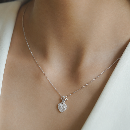 Charm Women's 925 Sterling Silver Necklace
