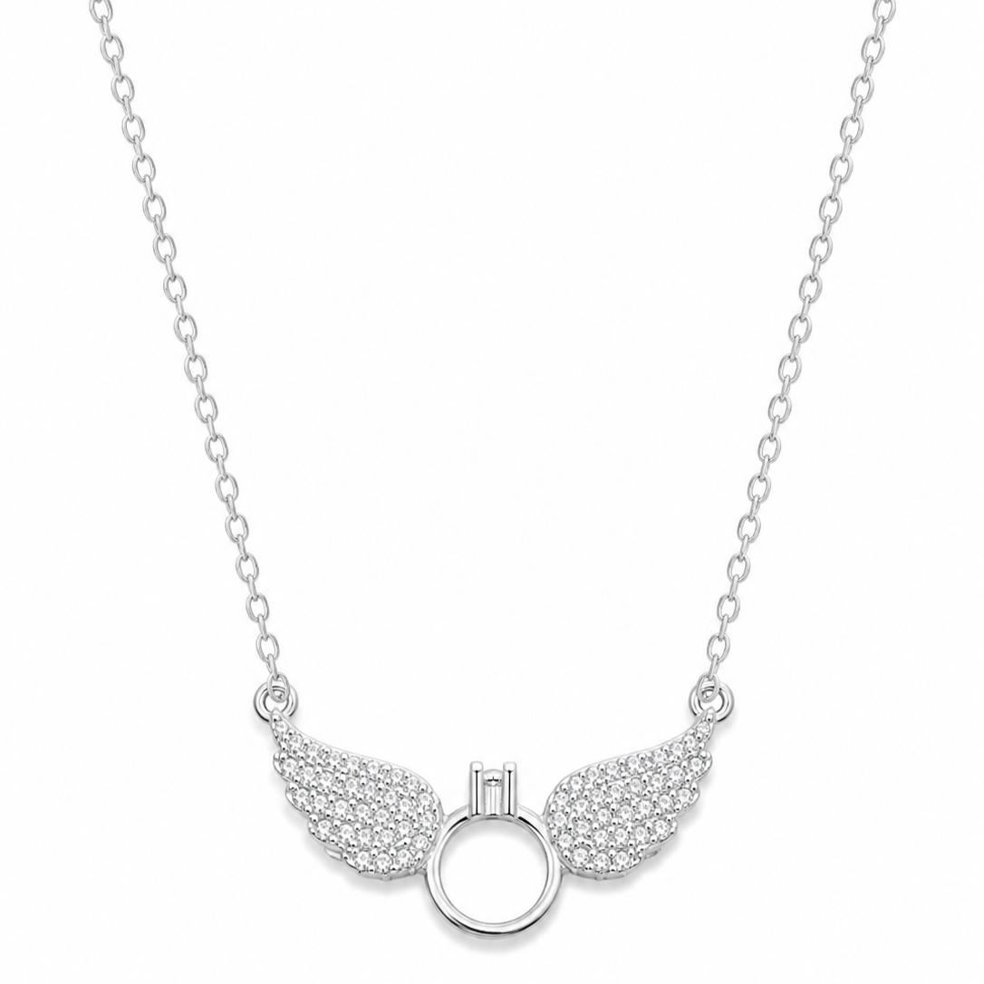Elegant Women's 925 Sterling Silver Necklace