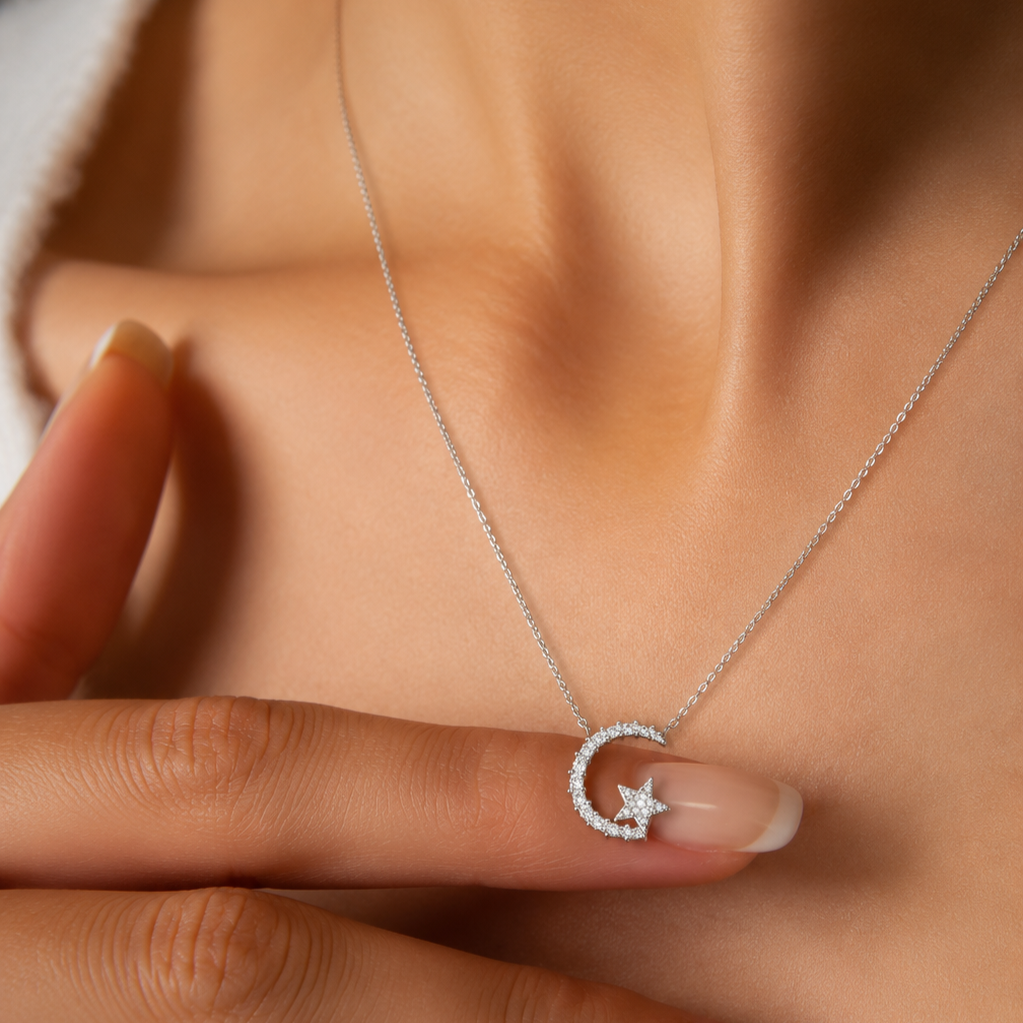 Minimal Women's 925 Sterling Silver Necklace